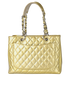 GST, &pound;1,200, Handbags, Gold, Patent Leather, Back view